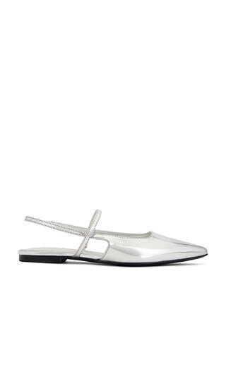 Eva Flat in Silver | Revolve Clothing (Global)