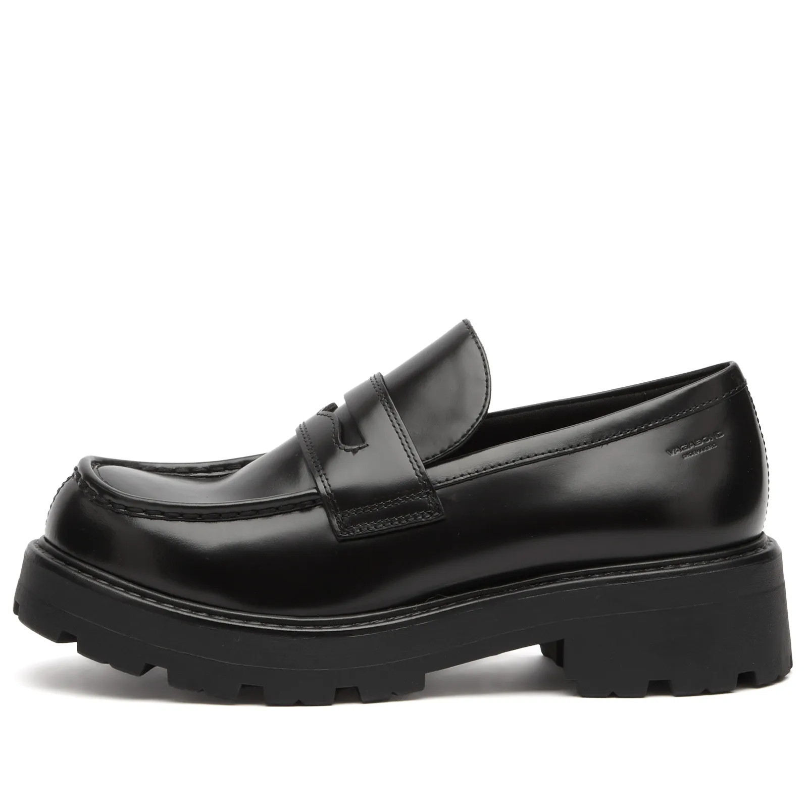 Vagabond Shoemakers Women's Cosmo 2 Leather Chunky Loafer in Black, Size EU 40 | END. Clothing | END. Clothing