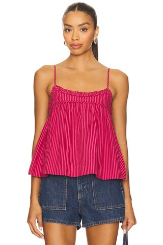 Damson Madder Flynn Cami in Berry from Revolve.com | Revolve Clothing (Global)