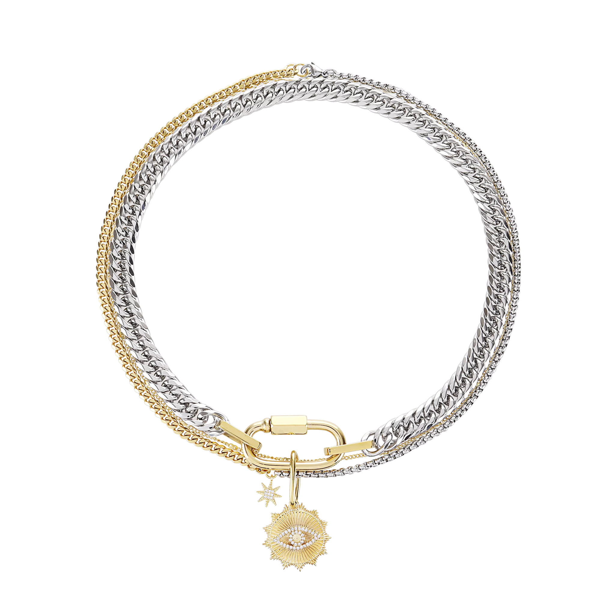 AMELIA LAYERED NECKLACE SET MIX | Artizan LLC