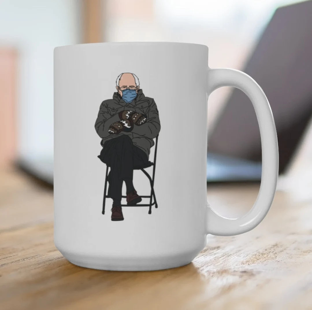 Bernie Sanders Mittens Mug | Bernie Sanders Mug | Inauguration Mug | Feel The Bern Mug | Funny Po... | Etsy (US)