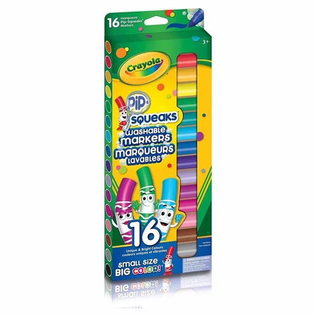 Crayola 16 Pip-Squeaks Broad Line Washable Markers | Walmart (US)