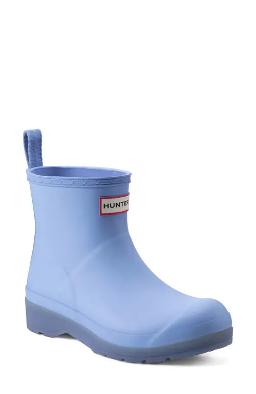 Hunter Original Play Waterproof Short Rain Boot in Medium Blue at Nordstrom, Size 6 | Nordstrom