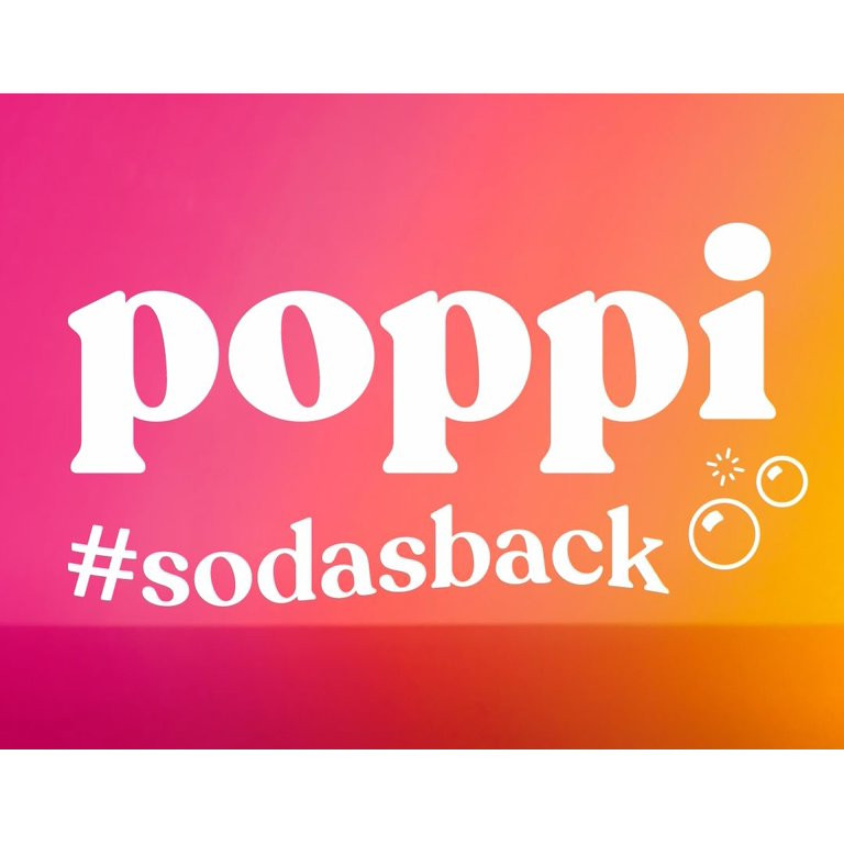 Poppi Doc Pop Prebiotic Soda, 12 oz, 4 Pack Cans | Walmart (US)