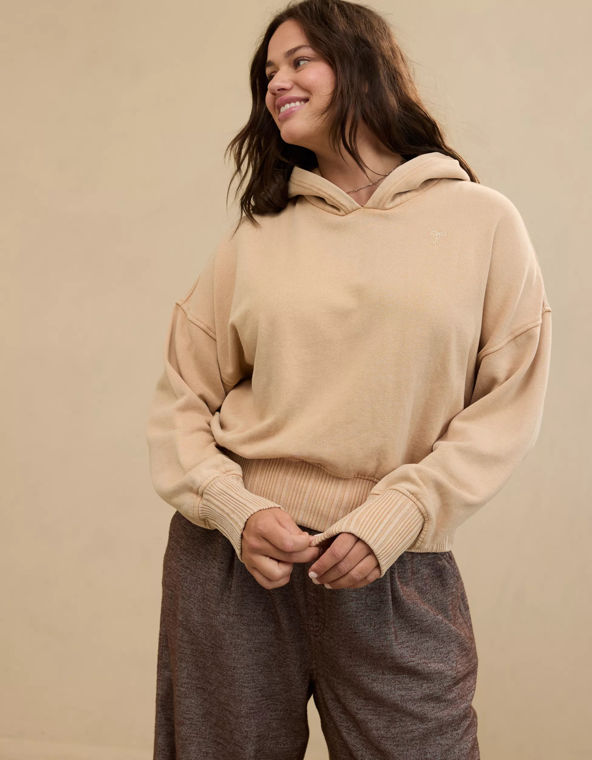 Aerie Cropped Hoodie | Aerie