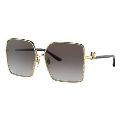 Dolce & Gabbana DG 2279 02/8G Womens Square Sunglasses Gold 60mm | Target