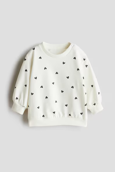 H & M - Cotton Sweatshirt - White | H&M (US + CA)