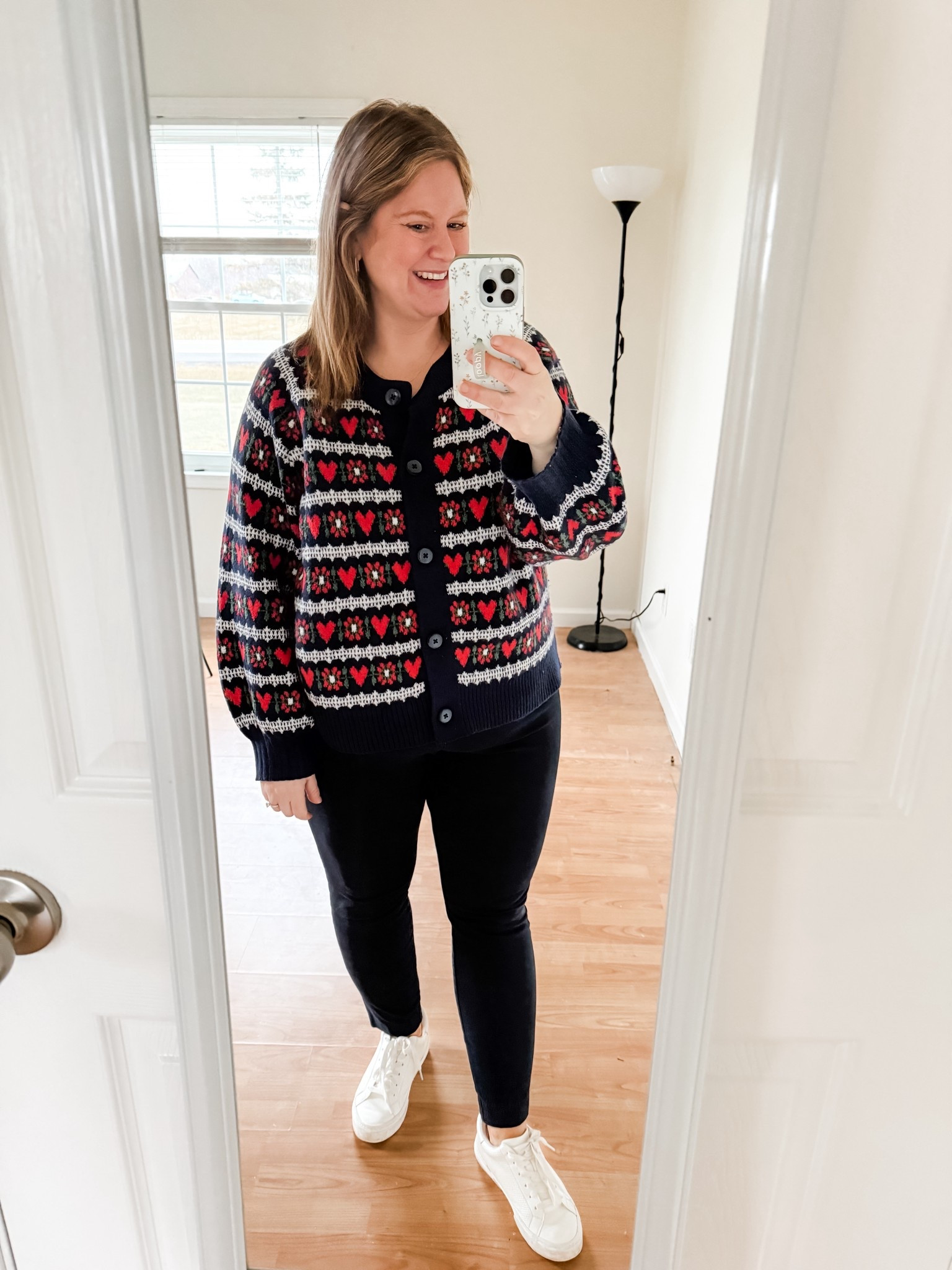 Teacher outfit! Wearing an XL in my Valentine’s sweater and a 16 petite in my pixie pants. 

#LTKWorkwear #LTKMidsize #LTKSeasonal