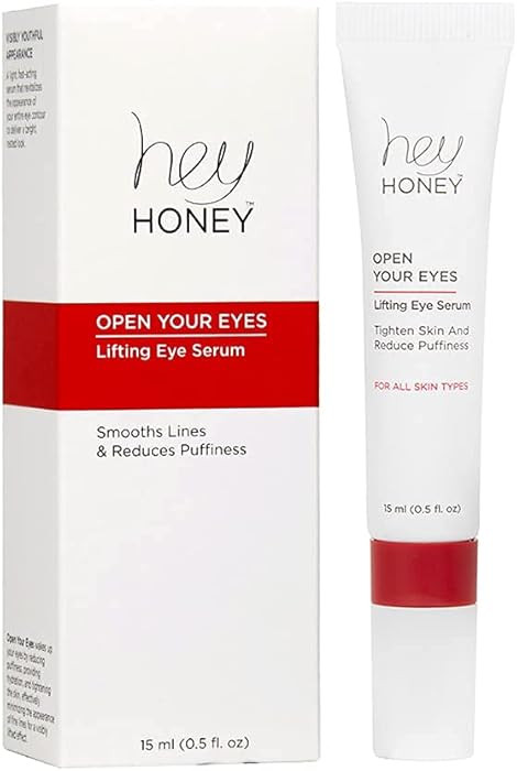 Hey Honey Open Your Eyes Lifting Eye Serum for Dark Circles & Puffiness | Under Eye Cream Around ... | Amazon (US)