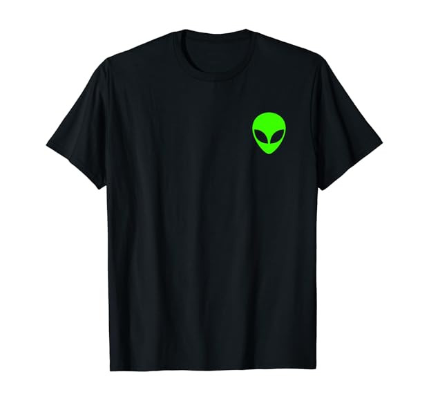 Funny Alien Head Pocket Halloween Costume Mens Womens Gift T-Shirt | Amazon (US)