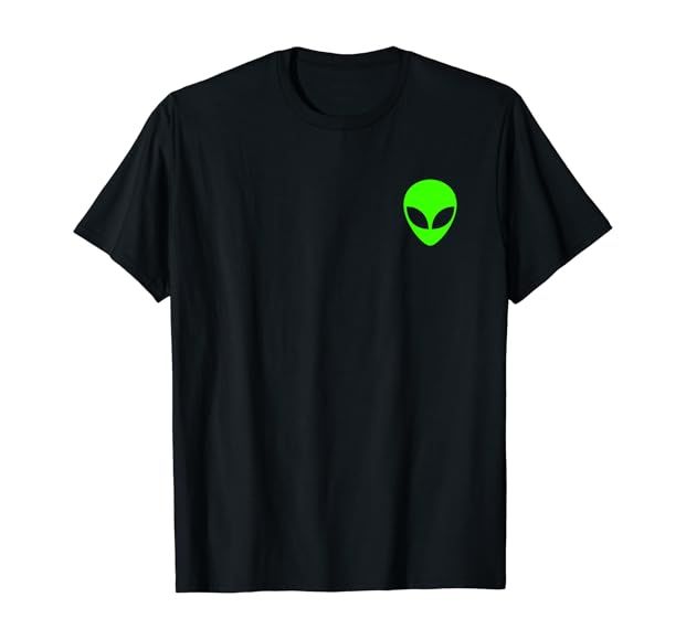 Funny Alien Head Pocket Halloween Costume Mens Womens Gift T-Shirt | Amazon (US)