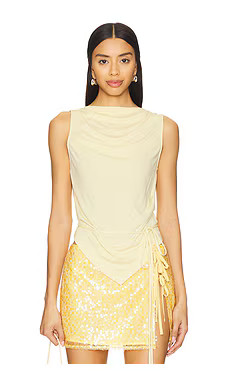 Geel Portia Top in Butter Yellow from Revolve.com | Revolve Clothing (Global)