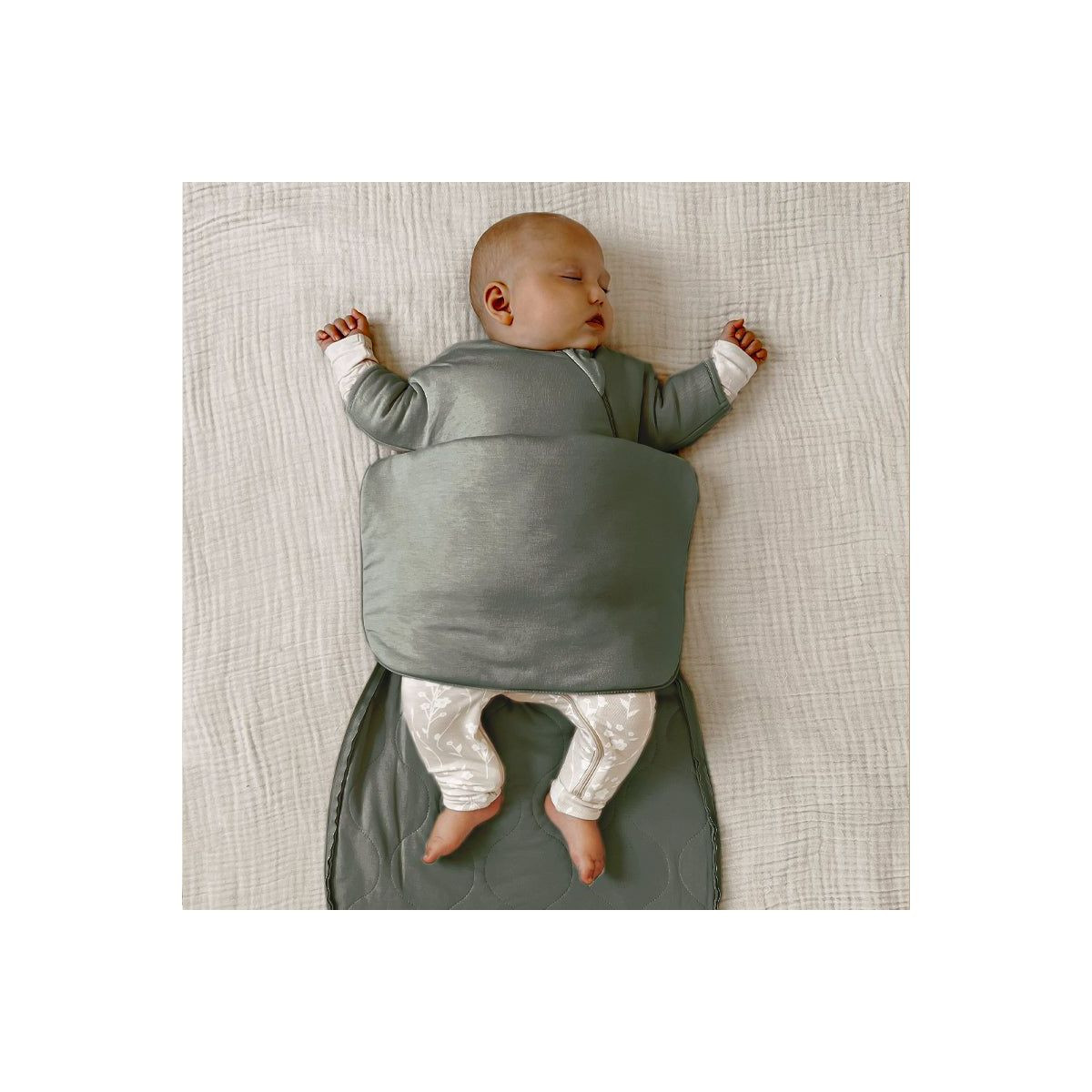 günamüna® Baby Bamboo Rayon Transitional Swaddle Bag with DIAPER-ZiP 1.0 TOG - 3-6 Months | Target