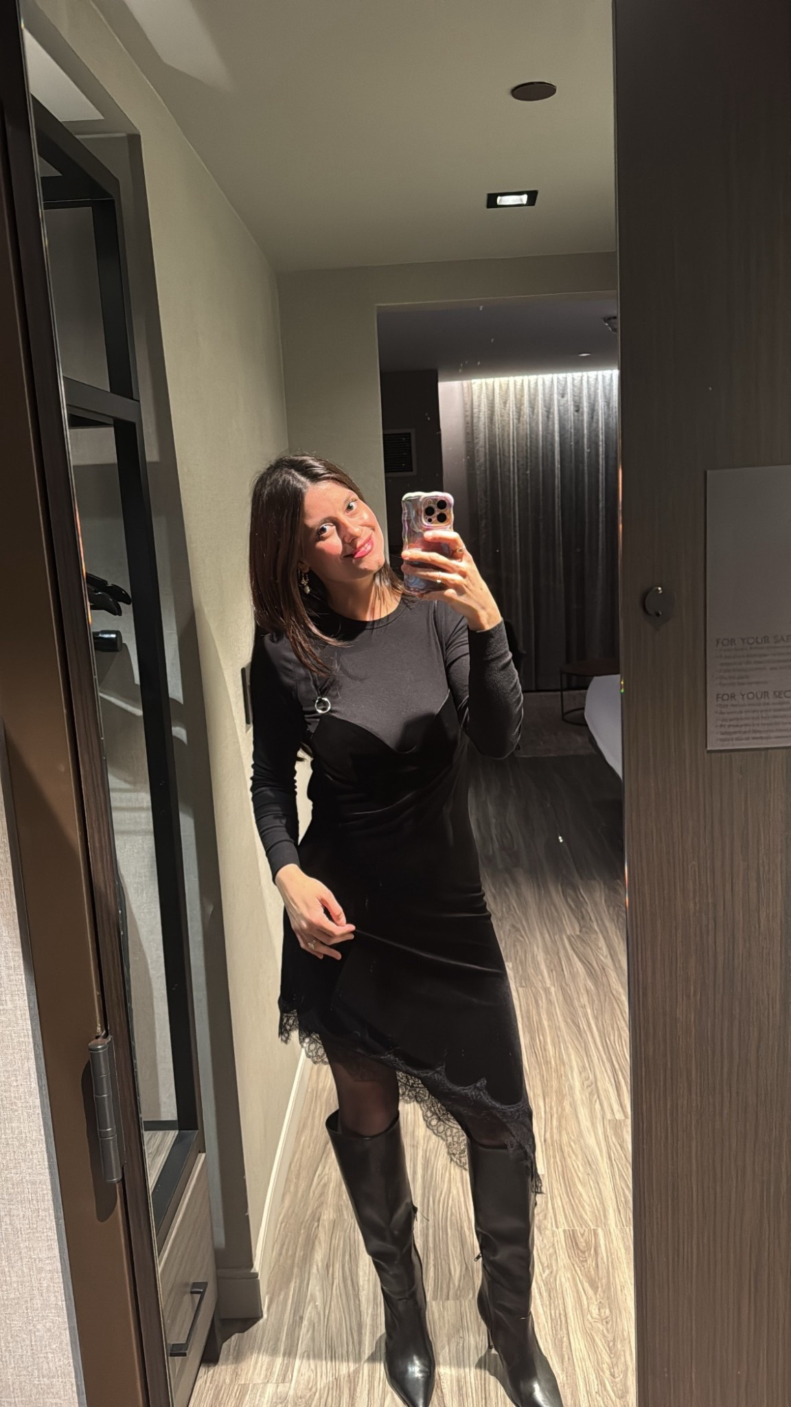 My birthday-night dress is from Zara, but since Zara isn’t on LTK I pulled the closest matches for the exact vibe 
black, minimal, chic, and night-out approved.
If you want the look, these are the pieces I’d buy again.


#blackdress #holidayoutfit #birthdayoutfit #nightoutlook #littleblackdress #partyedit #LTKstyle #LTKholiday #LTKunder100 #chicstyle #easyelegance #winteroutfits

#LTKdayinmylife #LTKootd