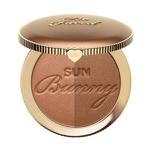Too Faced Sun Bunny Bronzer | Buildable Luminous Glow for Sun-Kissed Finish + Cruelty Free, 0.28 ... | Amazon (US)