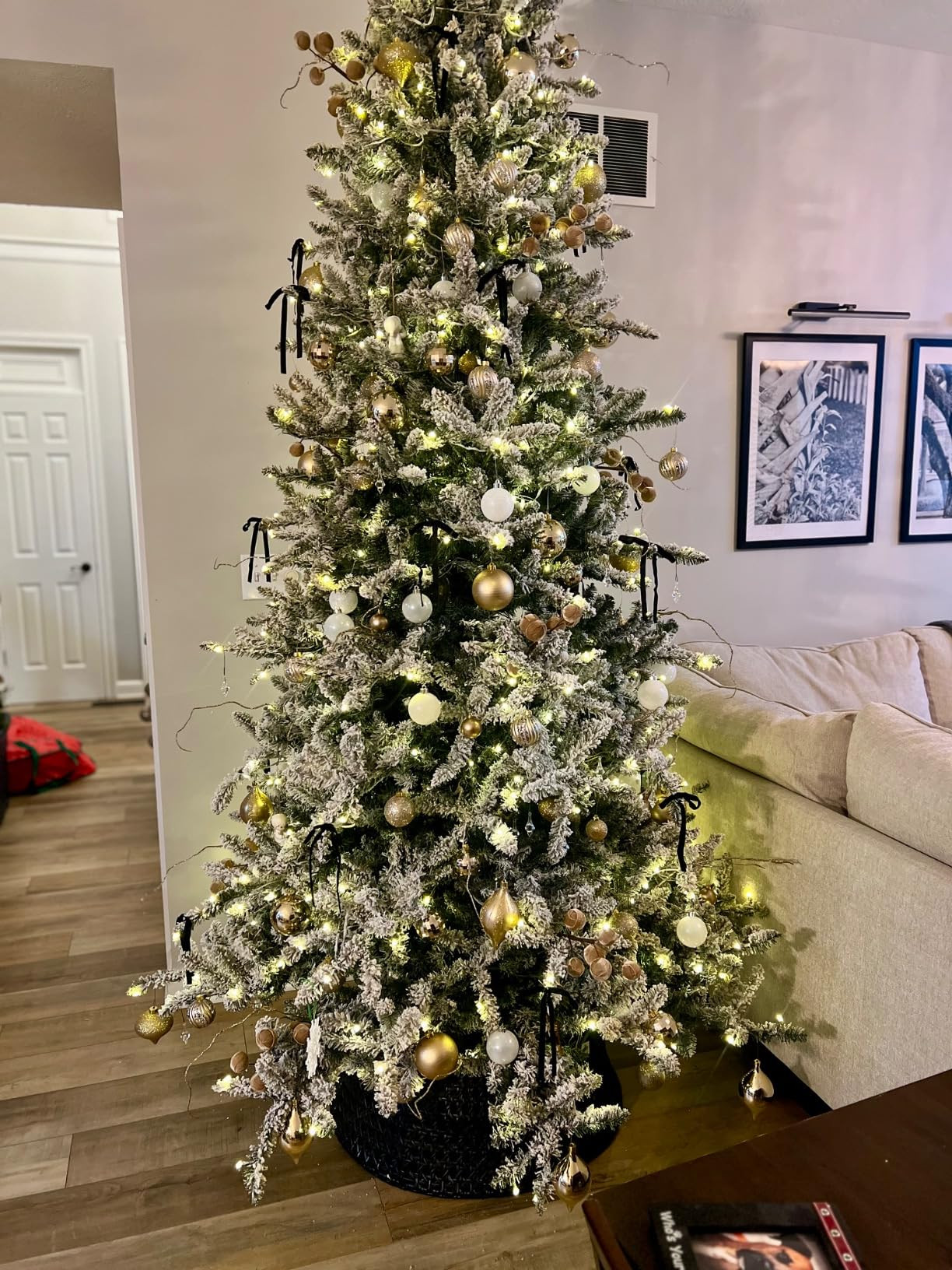 SIMISI RIBBON 24 Pcs Christmas Set Velvet Christmas Tree Bows Door Garland Decor Vintage Wreath B... | Amazon (US)