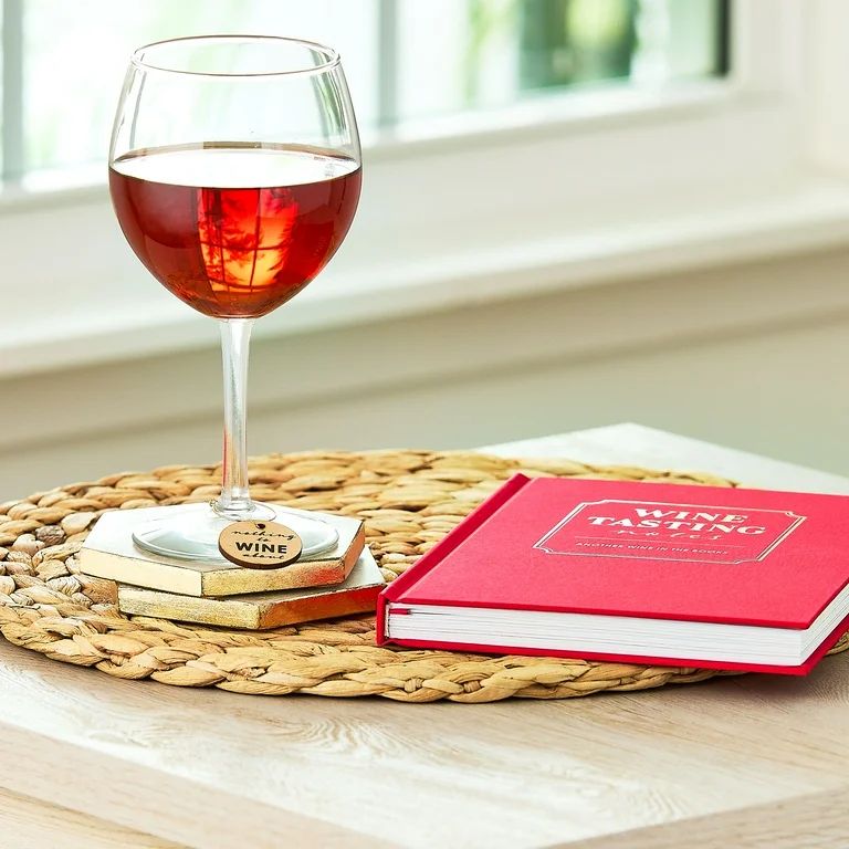Mother's Day Wine Tasting Journal & Wine Glass Charms Set, Red, by Way To Celebrate - Walmart.com | Walmart (US)