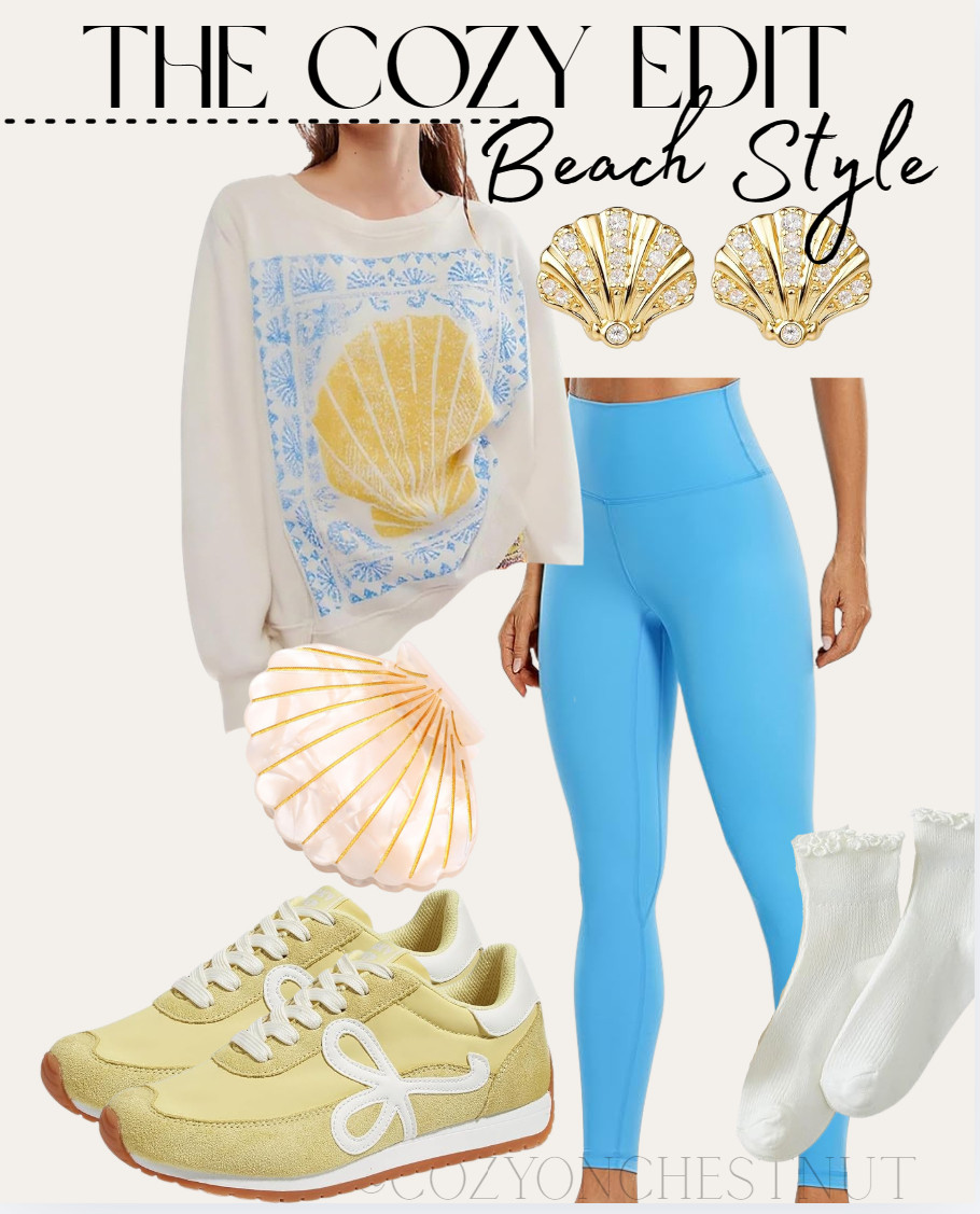 Loving this cozy beach-ready outfit! Perfect for relaxing by the ocean. 

 #LTKgrwm #LTKActive #LTKU