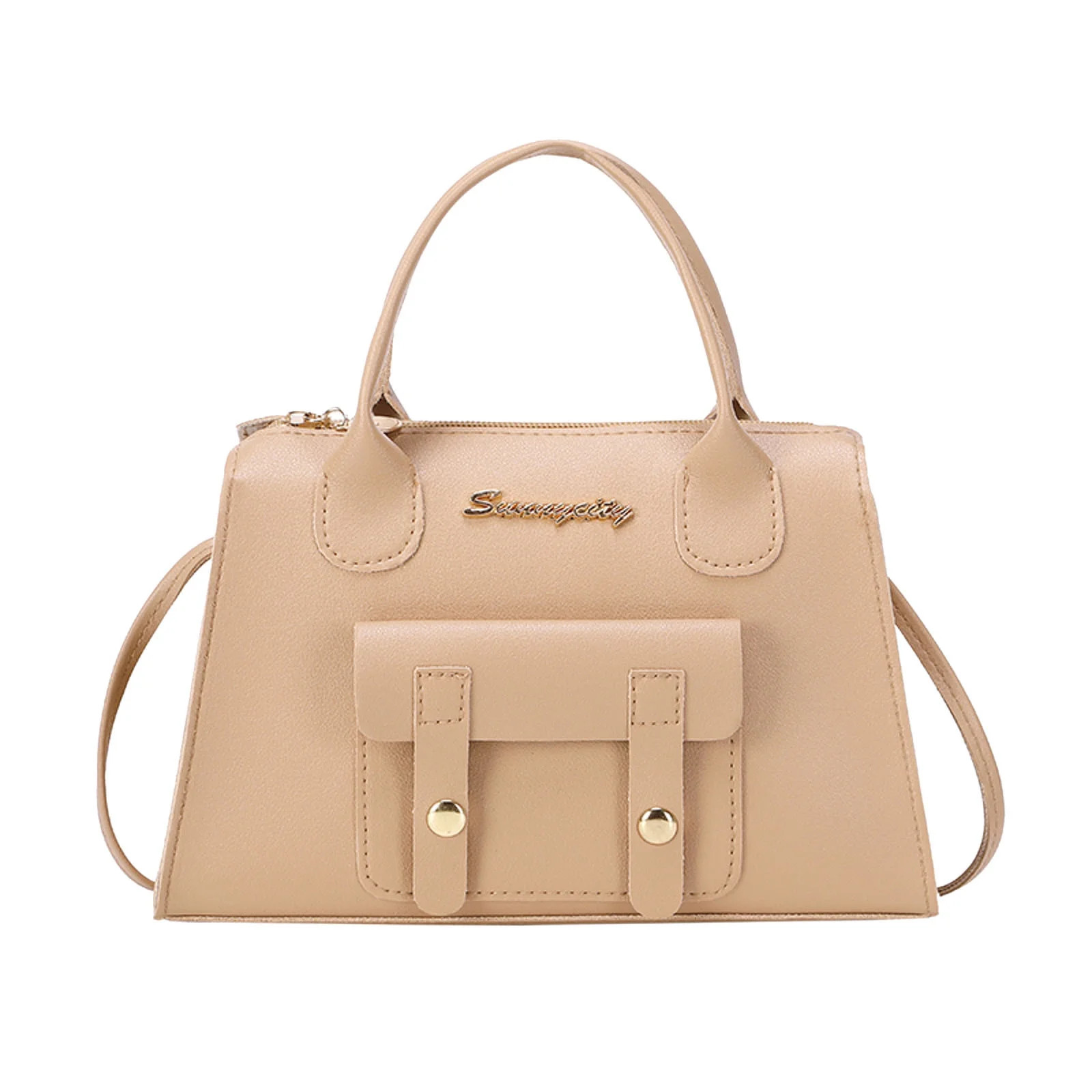 Purse for Women Crossbody Bag 2025 Leather Shoulder Handbags with Front Pockets Top Handle Satche... | Walmart (US)