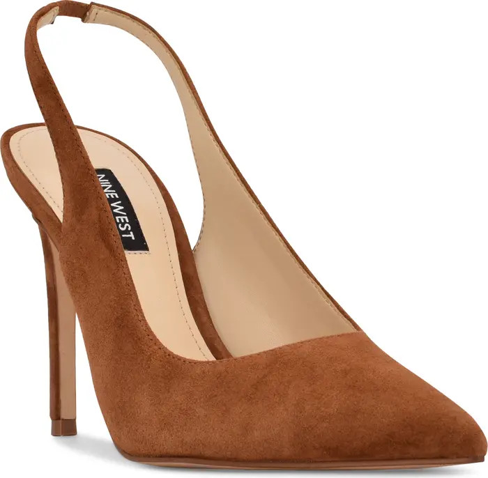 Nine West Feather Slingback Pump (Women) | Nordstrom | Nordstrom