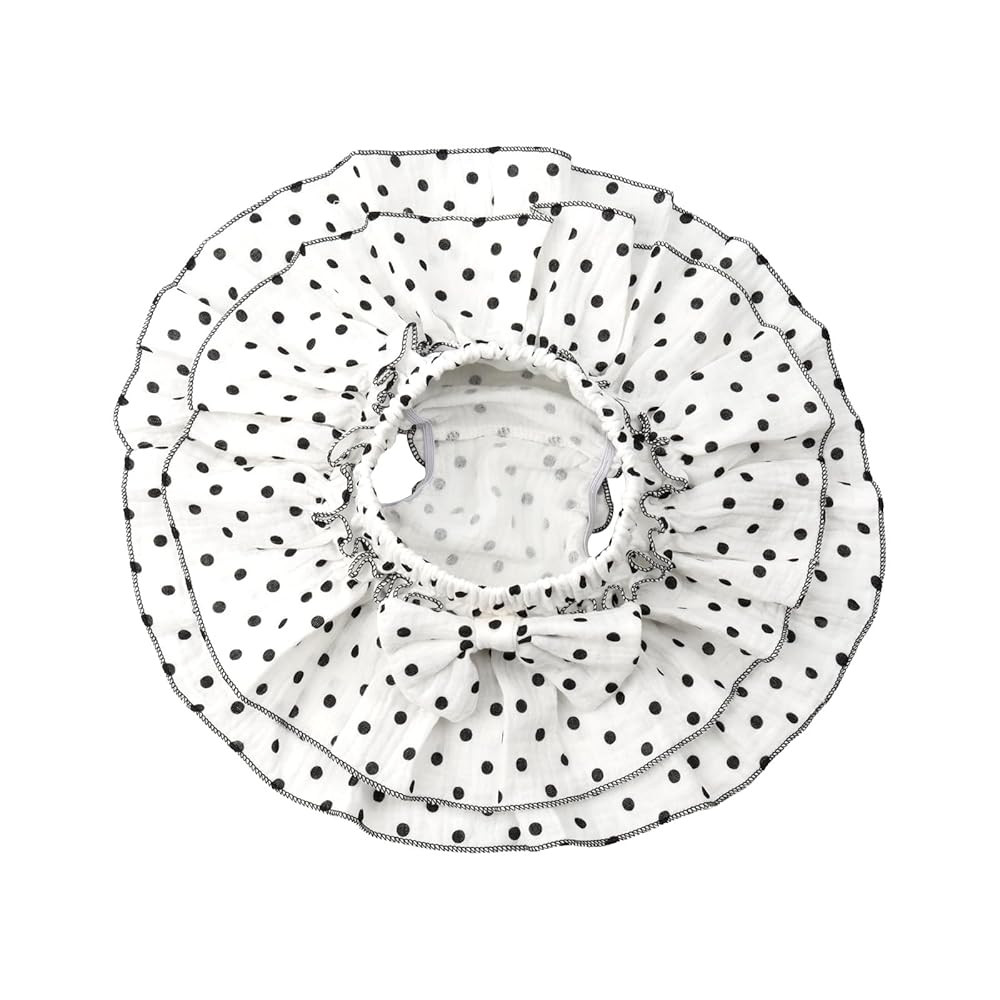 HOOLCHEAN Baby Girls Soft Cotton Gauze Ruffle Mini Skirt with Shorts | Amazon (US)