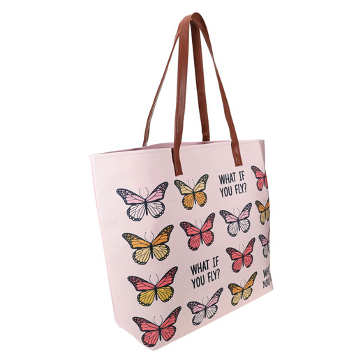 printed tote bag 20.75in x 15.5in | Five Below