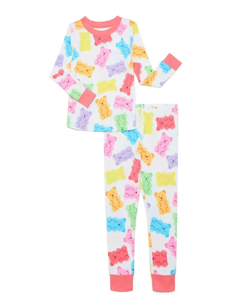 Valentine's Day Toddler Boys or Girls Snug-Fit Top and Pants Pajama Set from Way to Celebrate, 2-... | Walmart (US)