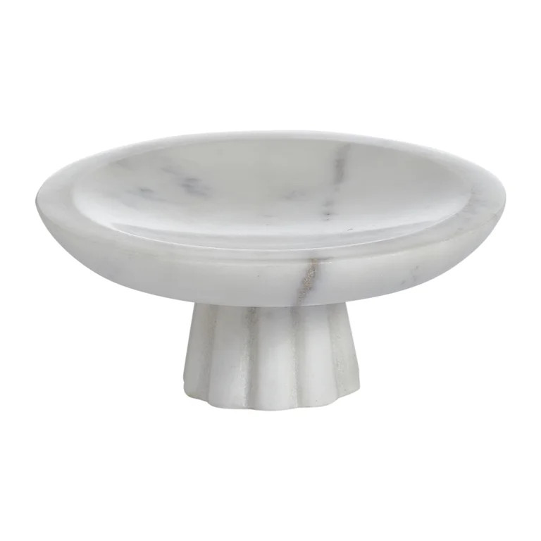 My Texas House White/Grey 5" x 5" Marble Trinket Tray | Walmart (US)