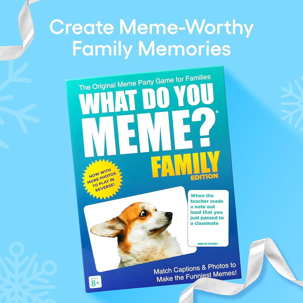 WHAT DO YOU MEME? Family Edition by Relatable, Kids Games for Kids 8+, Christmas Games for Famili... | Amazon (US)