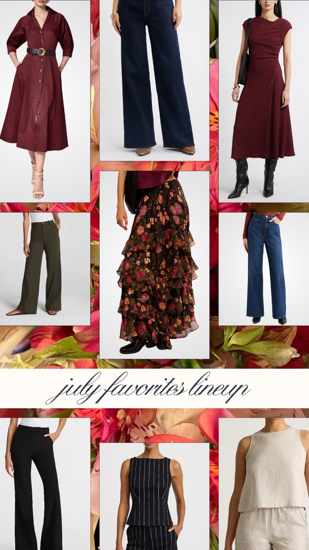 July favorites! 

Workwear, skirt, denim, linen tops, summer to fall, midsize office, midsize dresses, easy outfit

#LTKMidsize #LTKOver40 #LTKTall
