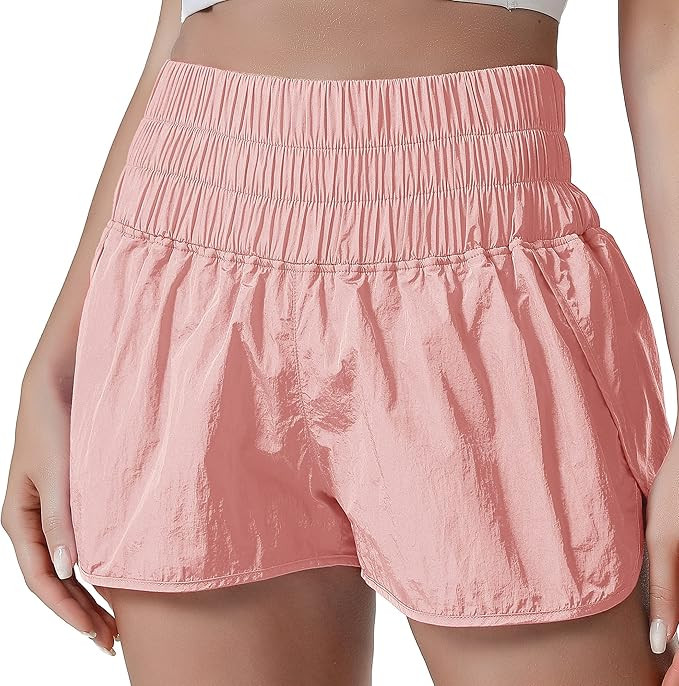 Aurefin High Waisted Athletic Shorts for Women,Womens Running Shorts with Mesh Liner Quick Dry Ca... | Amazon (US)