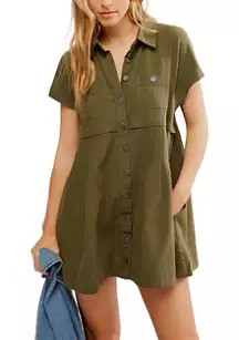 Ronnie Poplin Mini Dress | Belk