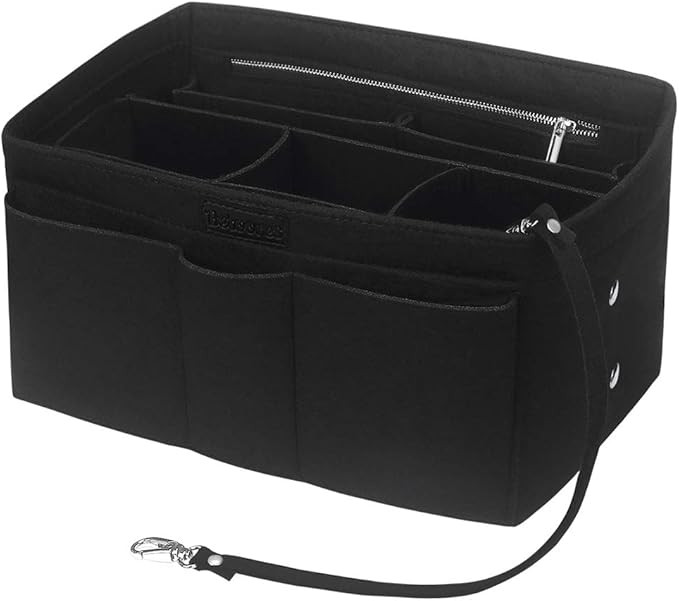 Felt Bag Organiser, Betoores Multi-Pocket Handbag Organizer Insert Handbag Purse Organiser Bag in... | Amazon (UK)