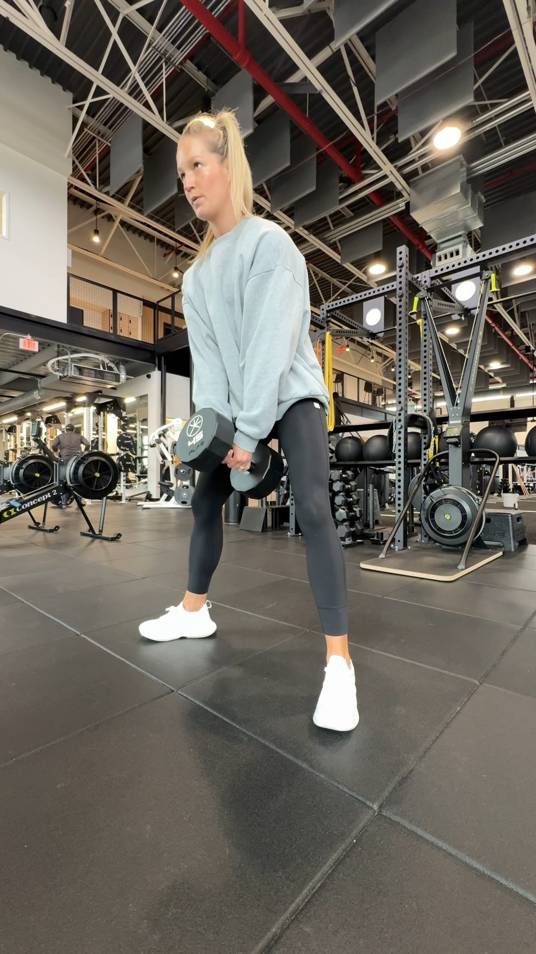 Wearing size XS @Vuori US leggings and @Alo Yoga sweatshirt 

#LTKActive #LTKfitnessgoals