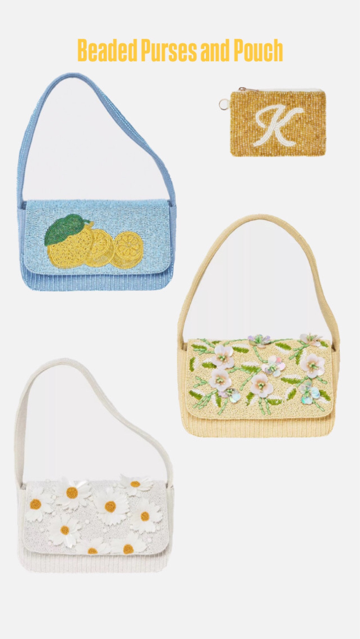 Beaded Purses and Pouch