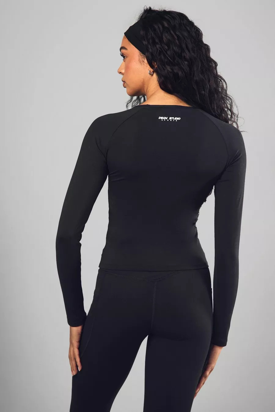 Dsgn Studio Sports Supersoft Seam Detail Long Sleeve Top | Boohoo.com (UK & IE)
