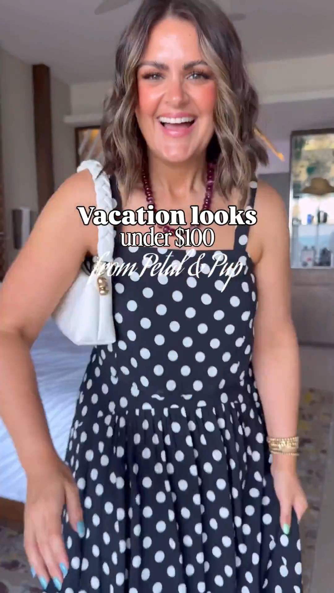 10/10 vacation looks from Petal and Pup🫶🏻
Use code: ITSCOURTNEY20 to save sitewide ✨🦋

Polka dot set, large
Dress, large
Blue and white shell set, XL
Black skirt set, medium 
**the cute woven bag is also linked, and my code works on it too! SO good 👏🏻

#petalandpuppartner, spring outfits, size 12, midsize, spring outfit, vacation outfit, spring break, Mother’s Day outfit, graduation party dress, matching set, wide leg pants

#LTKootd #LTKSeasonal #LTKMidsize