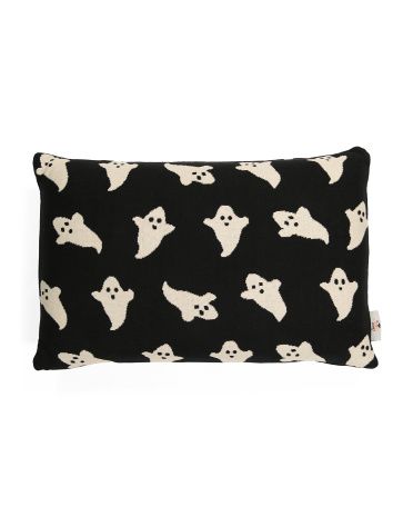 14x22 Knitted Ghosts Decorative Pillow | Marshalls