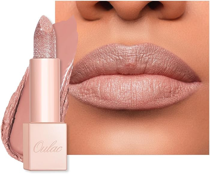 Amazon.com : Oulac Infinity Moisture Shine Lipstick - High Shine Shimmery Finish, Super Creamy Te... | Amazon (US)