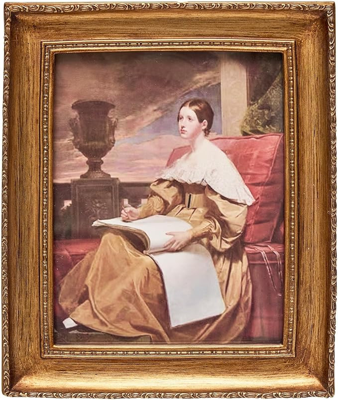 Vintage Picture Frame 8x10 Inch, Antique Ornate Photo Frames with Glass Front, Brushed Design, Ta... | Amazon (US)