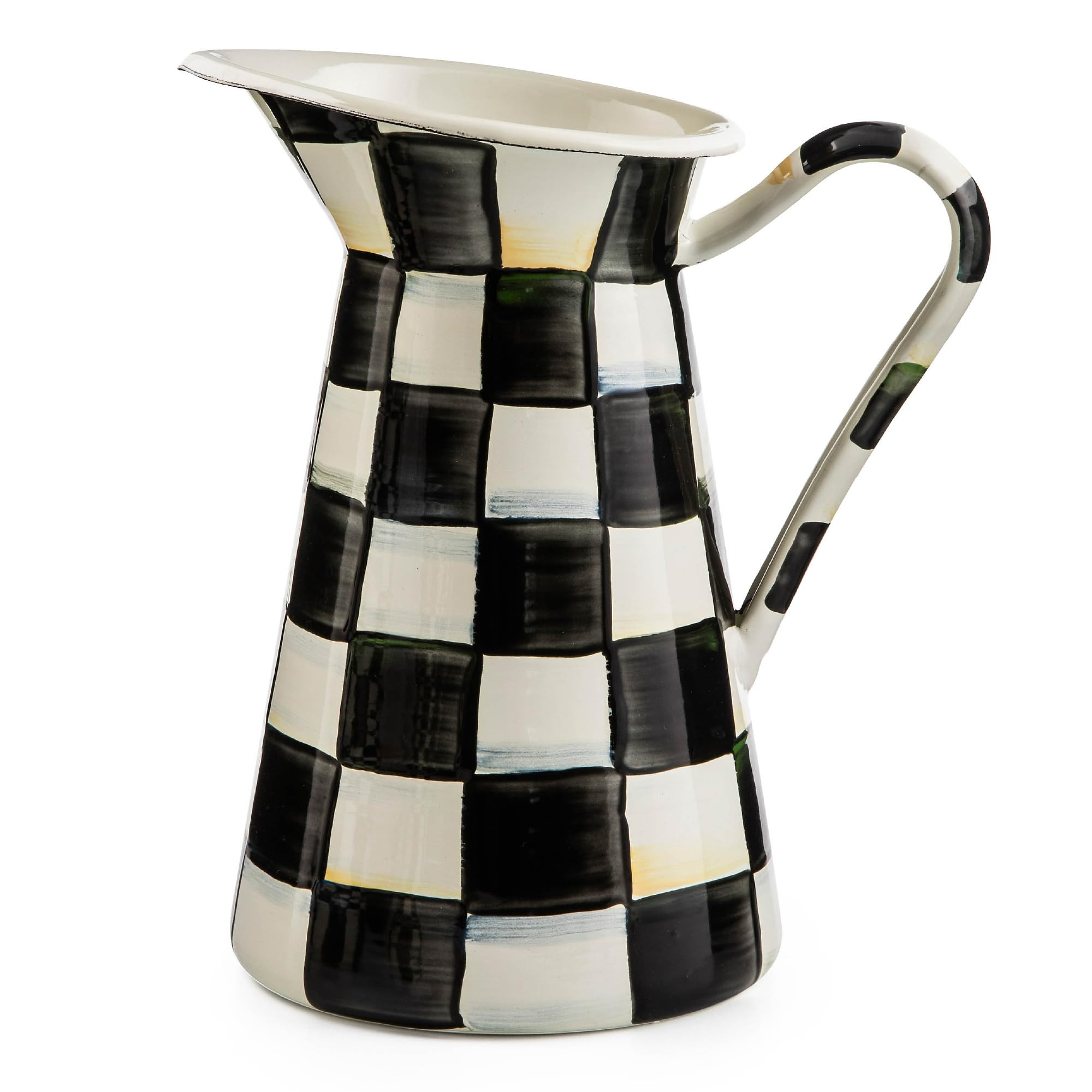 MACKENZIE-CHILDS Practical Enamel Pitcher with Spout, Drink Pitcher for Iced Tea or Water, Flower... | Amazon (US)