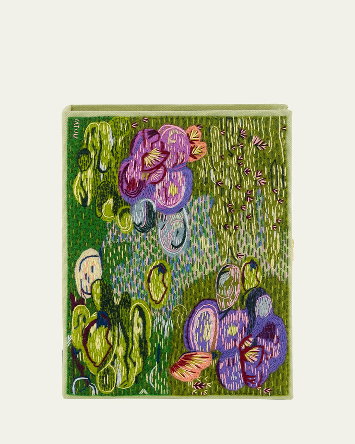 Monet Waterlilies Book Clutch Bag | Bergdorf Goodman