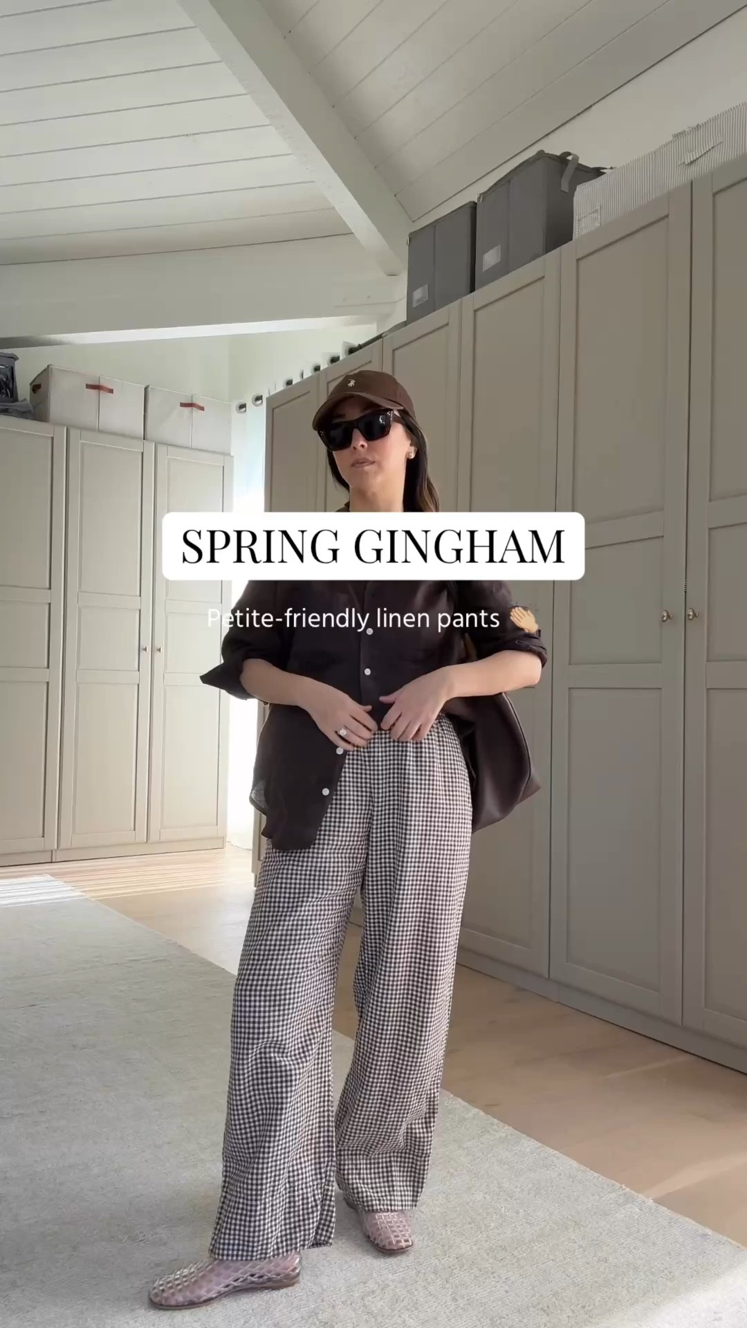 Petite-friendly linen gingham pants and button-down shirt. Gap offers petite pieces as we head into spring and summer. Just make sure you jump on these early because the small sizes will sell out. On sale!

Gap linen button-shirt petite small
Gap linen pants petite xs - after wash and dry, length is a little short. Could be worth trying the regular. 
Amazon jelly flats 5
Polo Ralph Lauren hat
Mansur Gavriel tote
Celine sunglasses
Quince earrings
Dorsey James necklace 15"

Spring style, spring outfits, summer style, summer outfits, mom style, linen pants, spring break outfits


#LTKPetite #LTKSeasonal #LTKootd