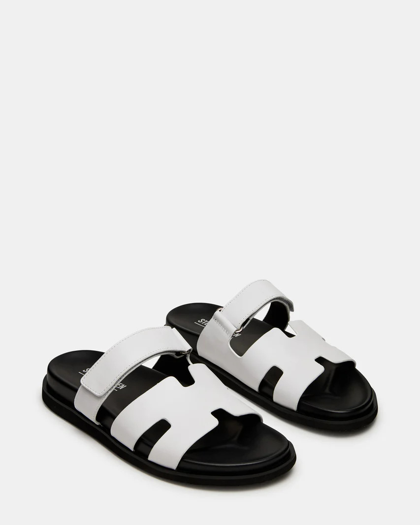MAIVEN White Fisherman Men's Sandal | Steve Madden (US)