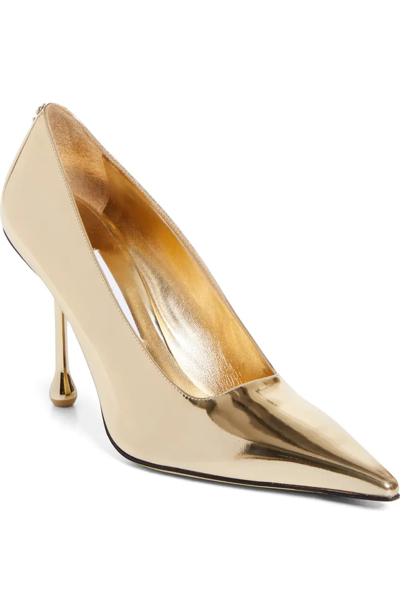Jimmy Choo Ixia Metallic Pointed Toe Pump (Women) | Nordstrom | Nordstrom