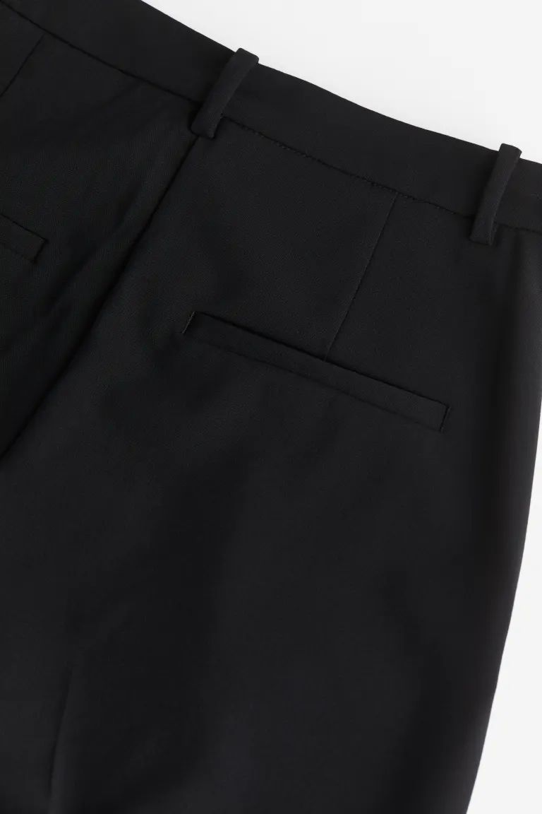 Wide trousers - Black - Ladies | H&M | H&M (UK, MY, IN, SG, PH, TW, HK)
