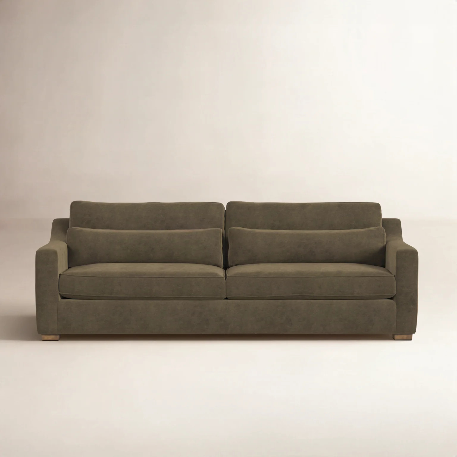 Emmit Two Seat Upholstered Sofa | Wayfair North America
