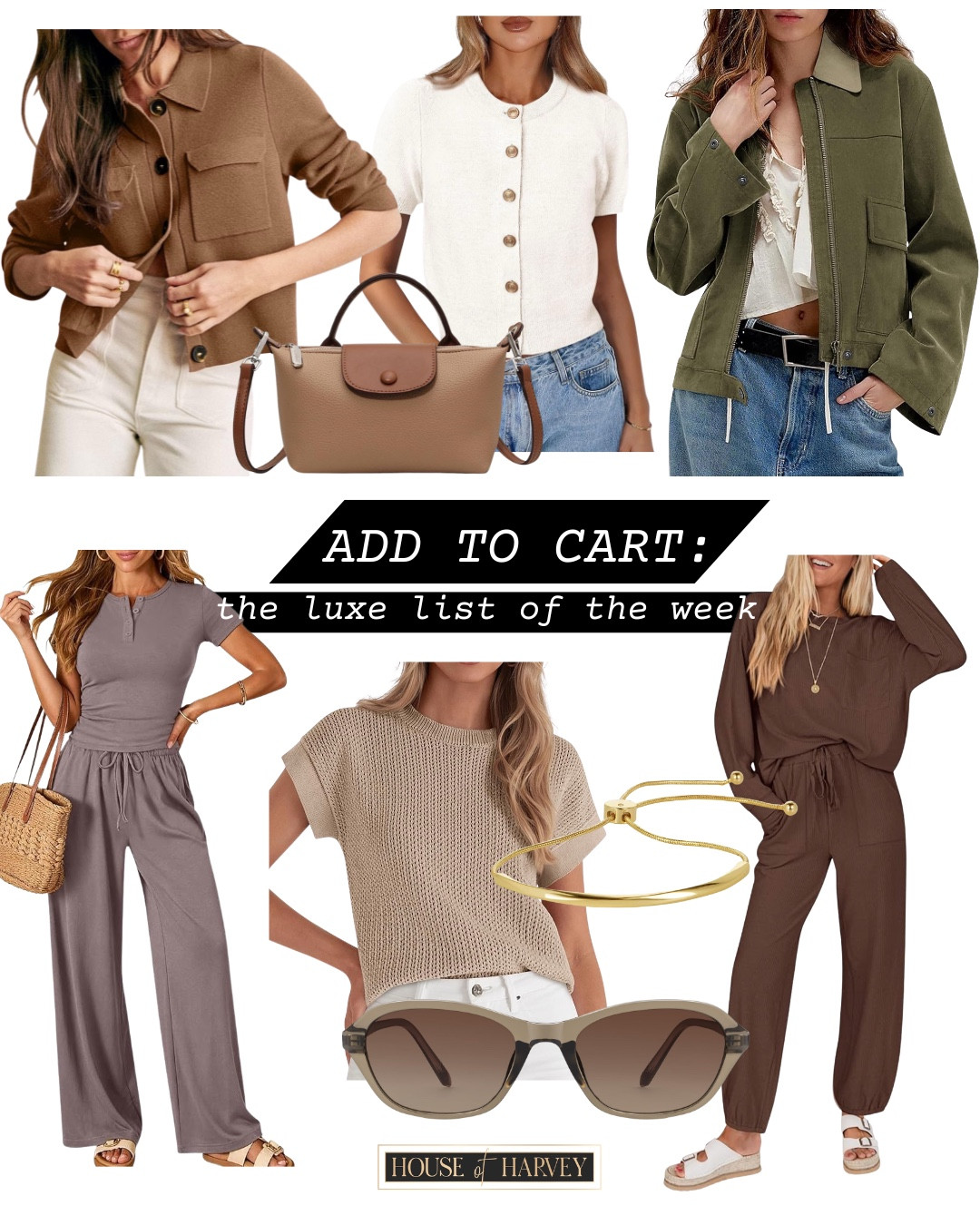 Add to cart—the luxe list of the week! I found some amazing pieces all from Amazon and under $100! These tops, sets, jackets and other fun accessories are all so perfect for spring. All linked ⬆️

#ltkcreator #ltkfinds #ltkwatchnow #amazon #amazonfinds #springfashion #trendystyle 

#LTKootd #LTKSeasonal #LTKgrwm