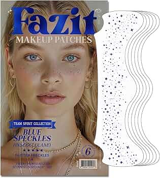 Fazit Makeup Patches - Face Makeup Patches - Beauty Face Makeup - Blue Speckles - Waterproof Blue... | Amazon (US)