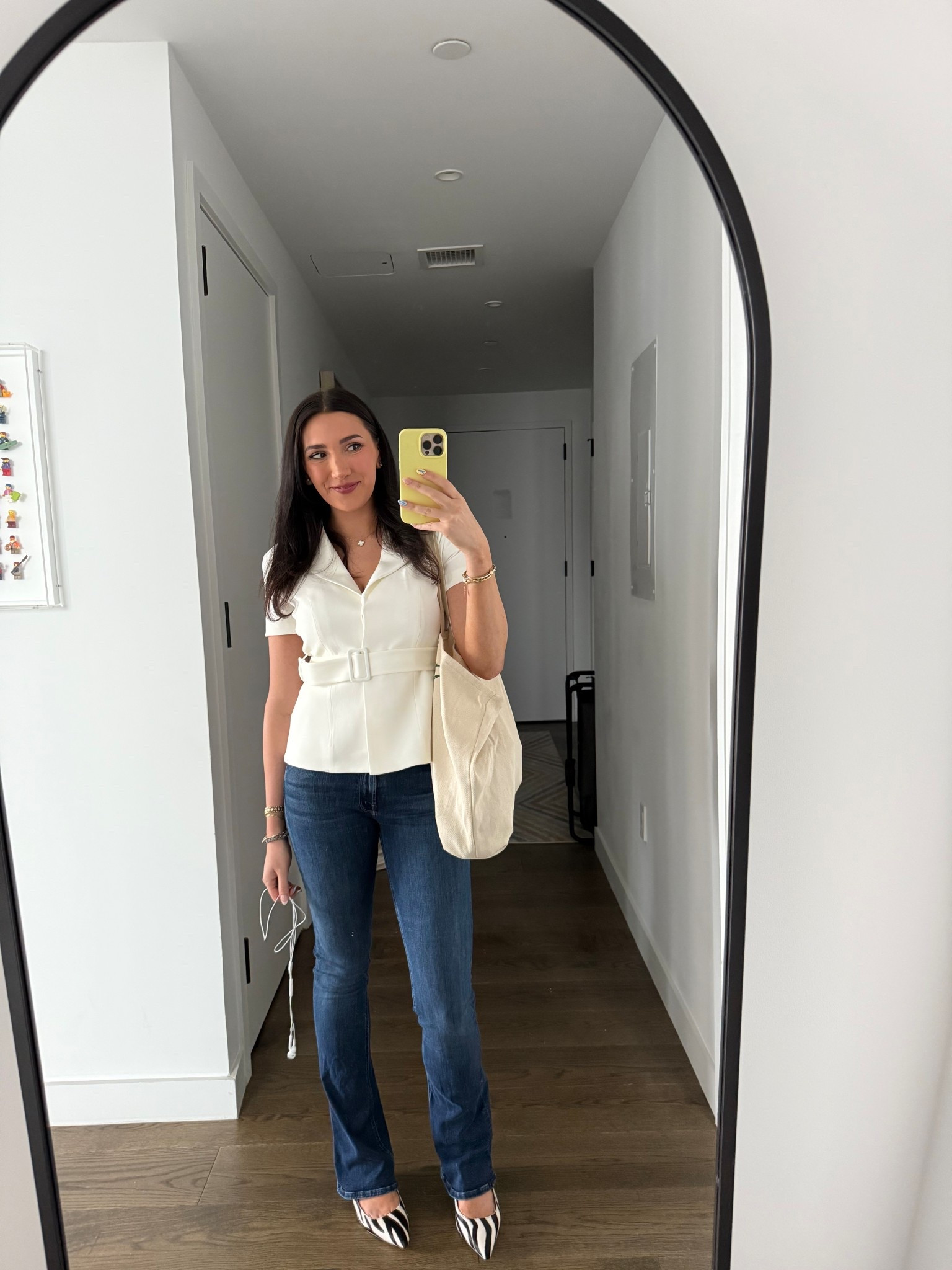 this jacket from aritzia is so flattering and of course wearing my favorite jeans! my kitten heels are j.crew but out of stock so I added similars 🤍🖤

#LTKStyleTip #LTKFindsUnder100 #LTKSeasonal